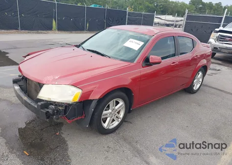 2010 Dodge Avenger R/T из США, поврежденный, VIN 1B3CC5FB2AN231918